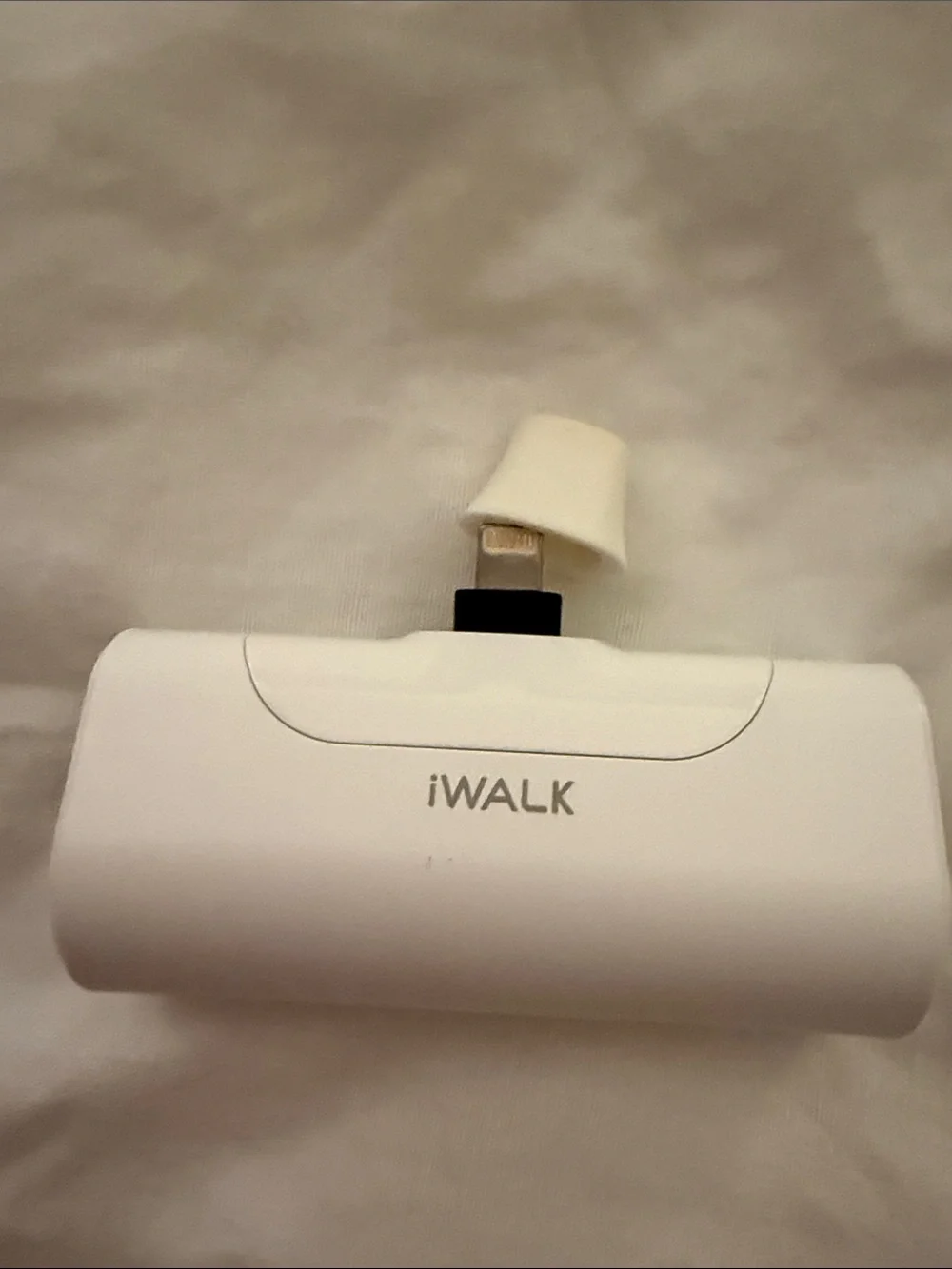 White Portable Phone Charger Power Bank iwalk